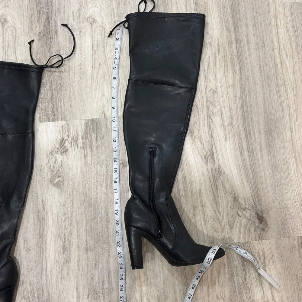 Unisa Black Over-the-Knee Boots 8